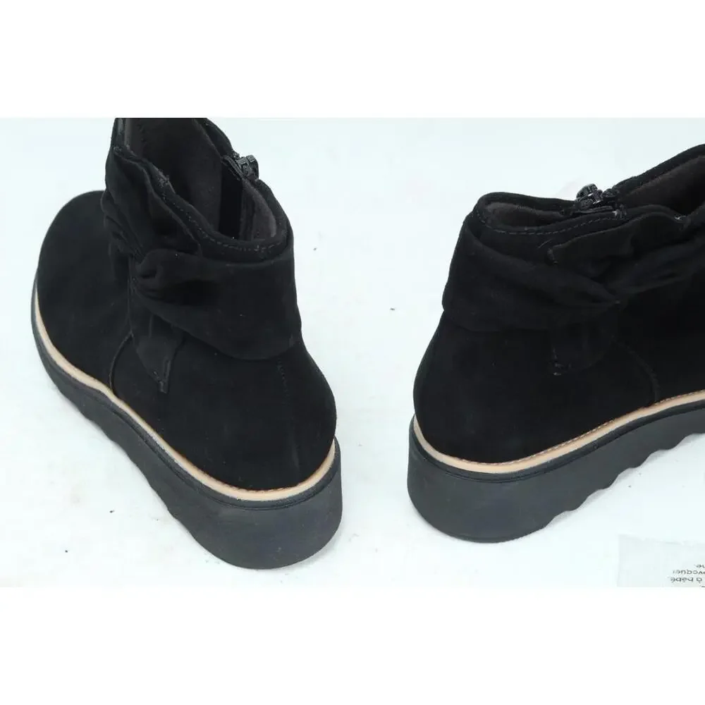 Clarks Sharon Salon Booties wedge Women's Sz 7.5 M ankle boots bootie Shoes